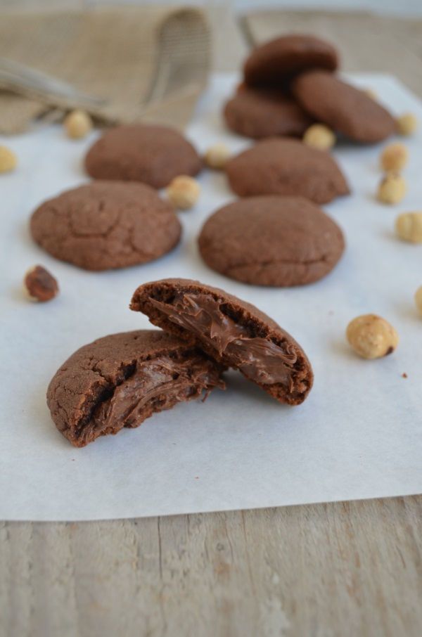 Nutella Stuffed Cookies - Only 3 Ingredients easy fast super Cool Artisan Γαβριήλ Νικολαίδης