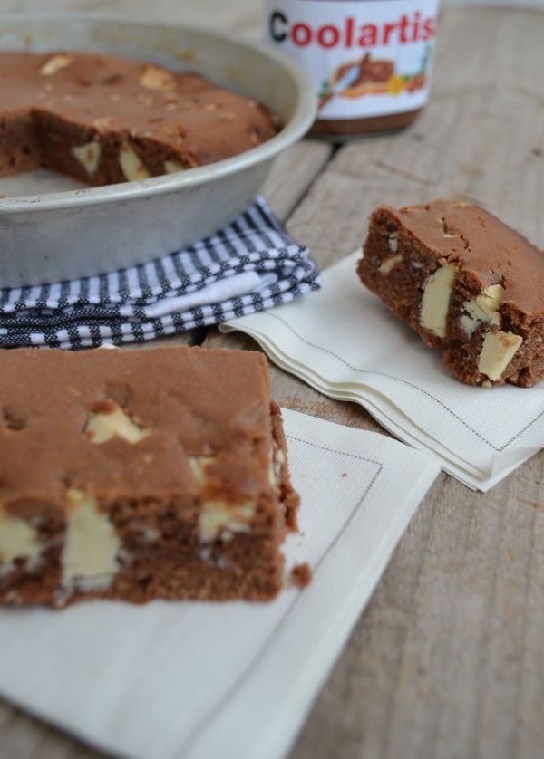 Super easy, fast Nutella Brownies (only 4 ingredients) συνταγή νουτέλα cool artisan Γαβριήλ Νικολαίδης