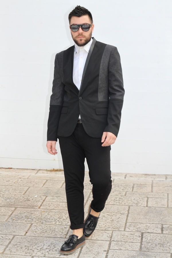 Γαβριήλ Νικολαΐδης cool artisan gabriel nikolaidis street style man fashion blogger suit pin collars asos versace