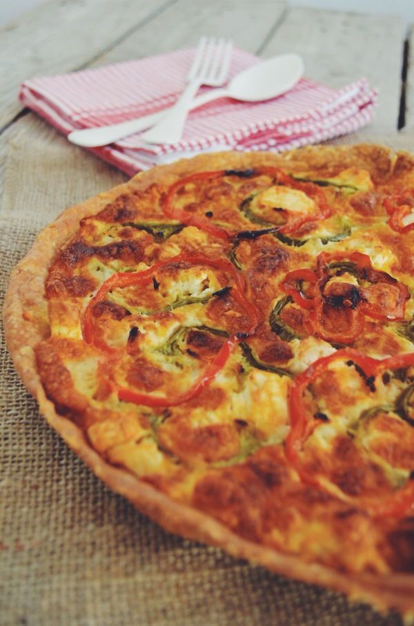 Peppers and Feta Tart recipe τάρτα με πιπεριές και φέτα συνταγή Γαβριήλ Νικολαίδης Cool Artisan
