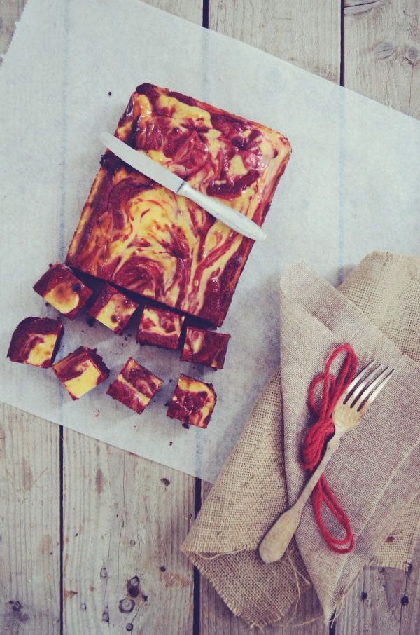 Ret velvet cheesecake brownies recipe συνταγή cool artisan Γαβριηλ  Νικολαιδης