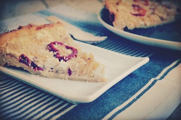 Fennel tart recipe with feta cheese and thyme, τάρτα, φινόκιο με τυρί φέτα, γραβιέρα, κόκκινες πιπεριές, θυμάρι Γαβριήλ Νικολαίδης, Cool Artisan 