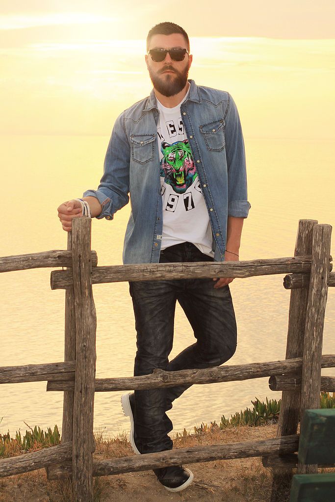 street style, fashion, man, fashion blogger, ravel, summer 2014, greece, diesel, denimeye calzedonia, sunglasses, cool artisan, Γαβριήλ Νικολαίδης 