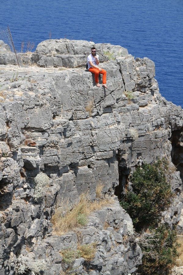 street style, mens style, new , 2014, outfit, man, post, orange pants, mariniere, navy, intimissimi, blue shirt, espandrillies, cool artisan, Γαβριήλ Νικολαίδης