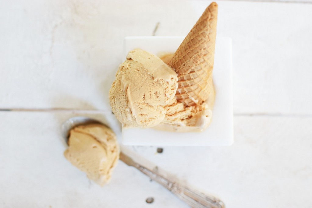 ice cream, caramel, salted caramel, recipe, homemade
