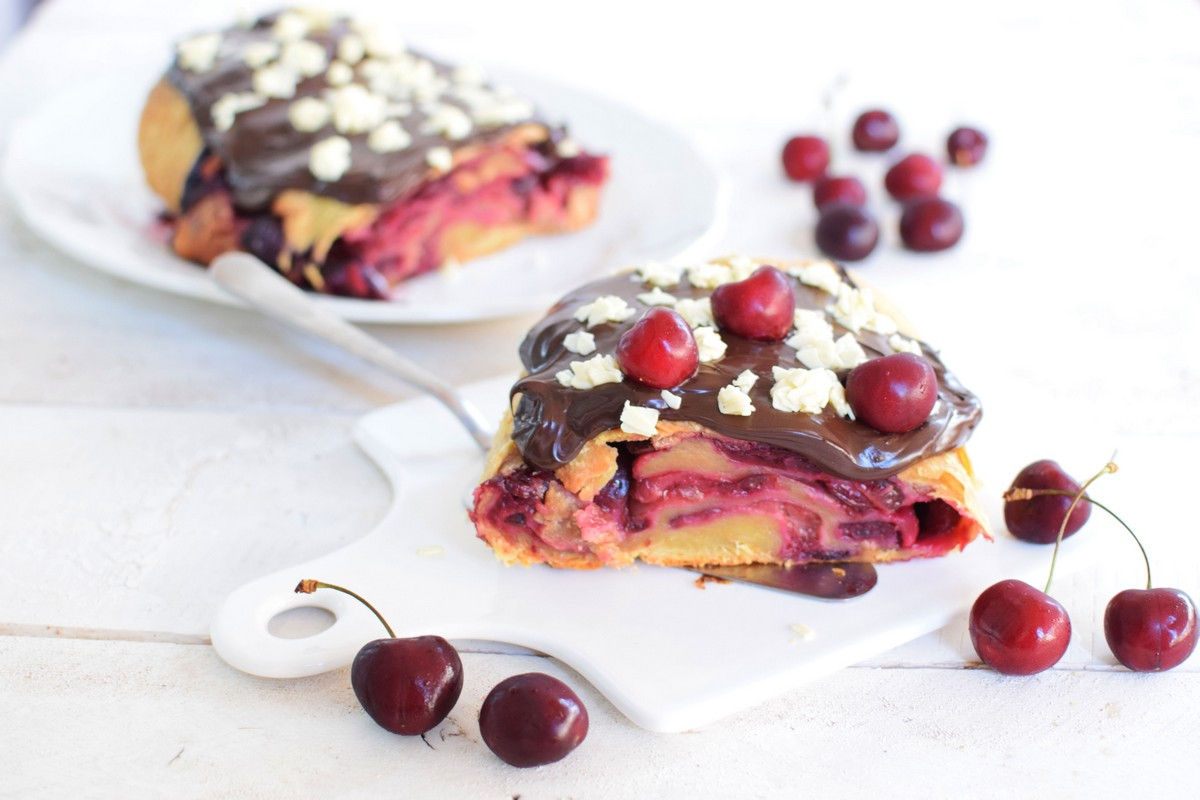 cherry, cherries, roll, recipe