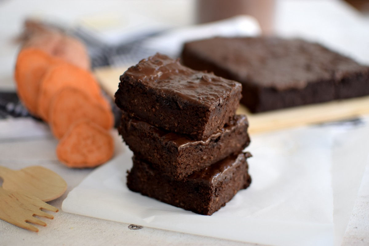 Vegan, Gluten Free, Dairy Free Brownies, sweet potato, coconut ganache, chocolate, cacao, almonds. oats, gabriel nikolaidis, saveur mag awards, cool artisan 1