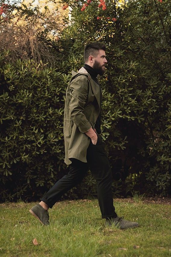 parka man street style man fashion blogger cool artisan Γαβριήλ Νικολαΐδης