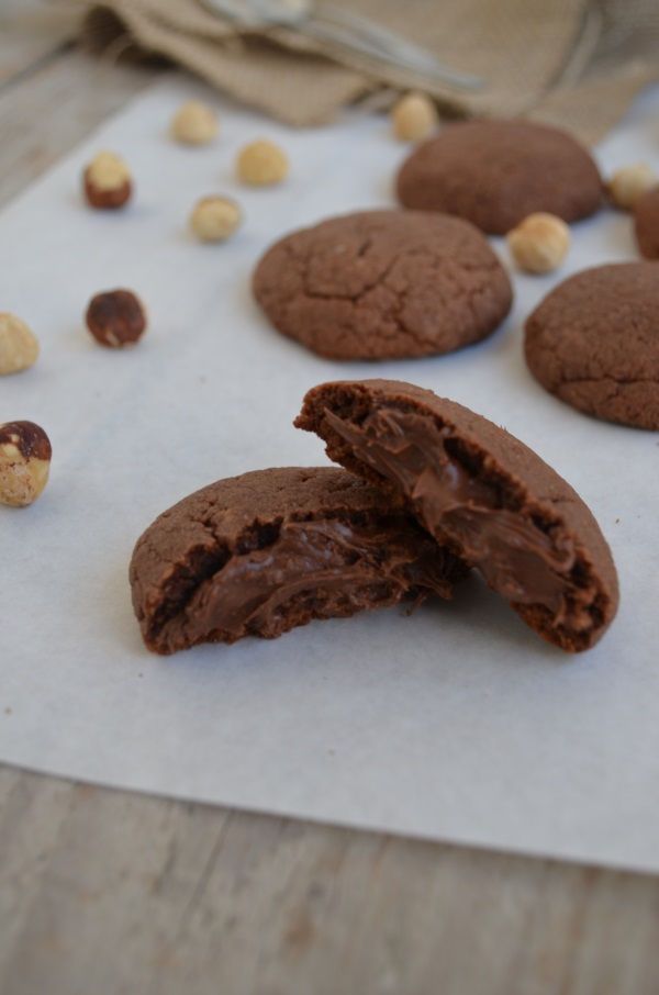 Nutella Stuffed Cookies - Only 3 Ingredients easy fast super Cool Artisan Γαβριήλ Νικολαίδης
