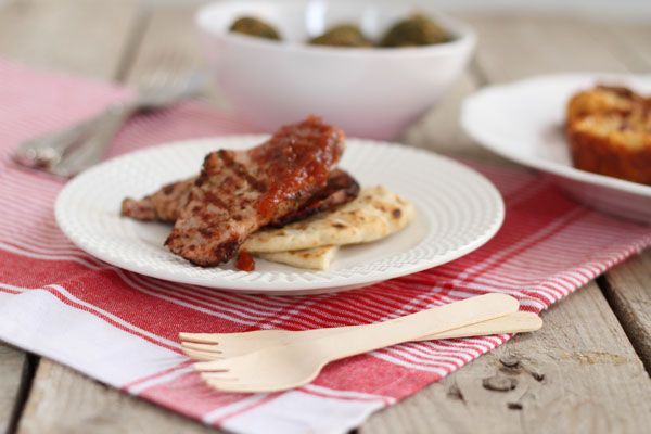 pork chops, ginger chili sauce, συνταγή, recipe, Γαβριήλ Νικολαίδης, χοιρινό