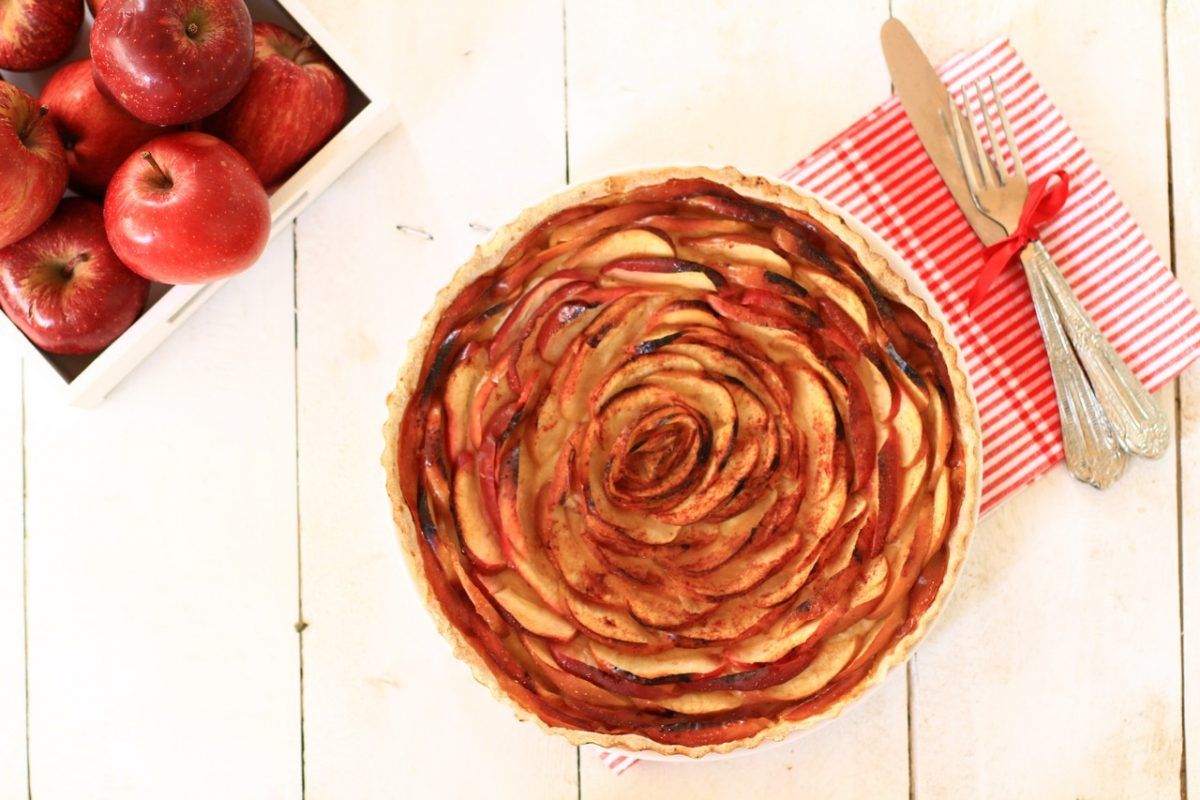 French apple tart, recipe, συνταγή, γαλλική μηλόπιτα, τριαντάφυλλο, συνταγή, Γαβριήλ Νικολαΐδης, food blog, best food blog 2014, food styling, photography