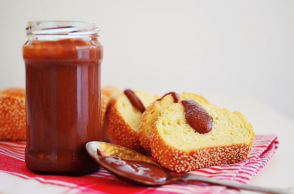 άλειμμα ταχινιού, σοκολάτα, μέλι, βούτυρο, ταχίνι, σησαμέλαιο, tahini, chocolate spread, recipe, honey, buttter, recipe, simple, cool artisan, Γαβριήλ Νικολαΐδης