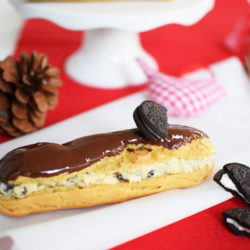 oreo eclair, recipe, food blog, food styling, oreo cream
