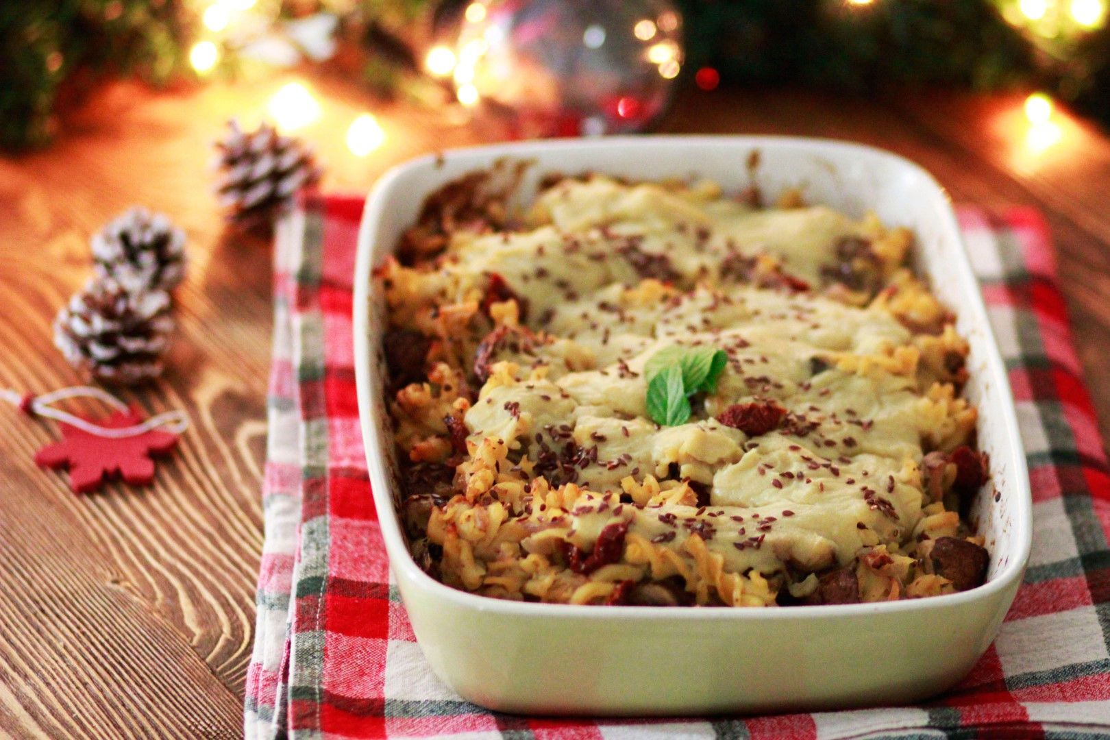 VEGAN, ΜΠΕΣΑΜΕΛ, ΚΟΥΝΟΥΠΙΔΙ, ΖΥΜΑΡΙΚΑ, PASTA, CAULIFLOWER, PASTA AL FORNO, ΖΥΜΑΡΙΚΑ ΦΟΥΡΝΟΥ, COOLARTISAN,