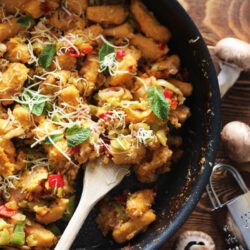 GNOCCHIE, VEGAN, GLUTEN FREE, VEGAN RECIPE, CHICKPEAS, SWEET POTATO, COOL ARTISAN, ΧΩΡΙΣ ΓΛΟΥΤΕΝΗ, ΝΙΟΚΙ, ΡΕΒΥΘΙΑ, ΓΛΥΚΟΠΑΤΑΤΑ